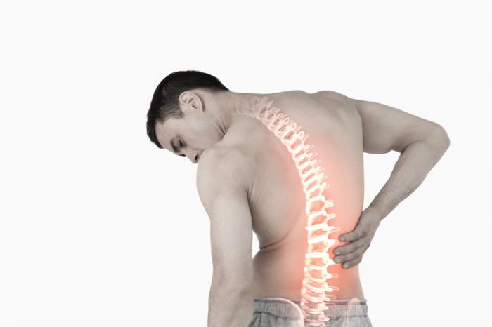 man with sciatica physio langley